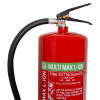 Image showing the top and upper part of the Cfmm9L Ceasefire Multi Max L Ion Fire Extinguisher 9L with hose and label