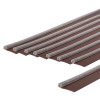 Brown double surface mounted seal pack showing multiple strips with raised edges arranged in a row