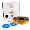 Box of Cfpfpsmbreel Fire Door Seal Brown Contents including coil of brown seal, cleaning wipe and fire door keep shut stickers