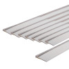 white double surface mounted seal pack strips arranged in a row on a white background