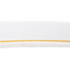 Closeup image of Cfpfpsmwreel Fire Door Seal Roll in white showing textured sealing strip and adhesive backing