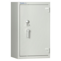 Chubbsafes forceguard size1 safe shown from the front with handle and lock visible