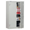 chubbsafes forceguard size2 safe with the door open showing shelves with files and boxes inside