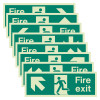 Photoluminescent Fire Exit Signs Group