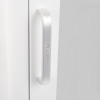 Close-up of the handle on the arky led indoor defibrillator cabinet with alarm