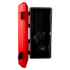 ultrafire weatherproof single extinguisher cabinet shown with the front open revealing the empty interior