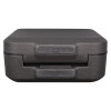 Back view of the sentrysafe fireproof waterproof a4 box paper digital media showing the closed black case
