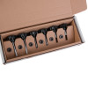 letterblox letterbox blanking plates showing a box containing six tightening bolts with round black handles and washers