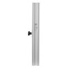Side view of letterblox letterbox blanking plates installed showing the profile and adjustment knob