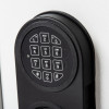 close up of the lock keypad on the de raat protector mp1 deposit safe electronic lock