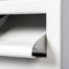 de raat protector mp1 deposit safe electronic lock showing deposit drawer open with white metal surface
