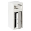 de raat protector mp1 deposit safe key lock with angled door ajar showing keys in the lock