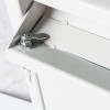 de raat protector mp2 deposit safe electronic lock showing deposit drawer open with locking mechanism visible