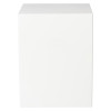 side view of de raat protector mp2 deposit safe electronic lock showing plain white surface