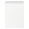 side view of de raat protector mp2 deposit safe key lock showing a plain white surface