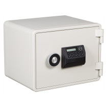 de raat protector 60 em015 safe shown from an angled view with a combination lock and keypad on the front panel