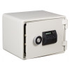 de raat protector 60 em015 safe with its door slightly ajar showing locking mechanism and keypad