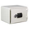 de raat protector 60 es020 safe with door ajar showing keypad and dial lock on front panel