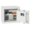 de raat drs prisma security safe electronic lock shown angled open with contents inside
