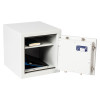 de raat drs prisma security safe electronic lock with its door open showing folders inside