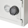 de raat drs prisma security safe electronic lock with keypad and hinge on a white surface