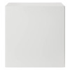 Back view of the de raat drs prisma security safe electronic lock showing a plain white surface