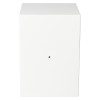de raat drs prisma security safe key lock showing the back with a small lock hole in the centre