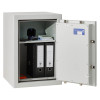 de raat drs prisma security safe with angled door open showing folders and small items inside