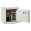 de raat drs prisma security safe electronic lock open showing personal items inside including a passport and jewellery box