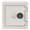 de raat drs prisma security safe electronic lock showing front face with handle and digital keypad on a light grey surface