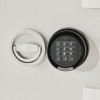 Close up of the electronic lock keypad on the de raat drs prisma security safe