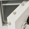 Close-up of top locking bolts on the de raat drs prisma security safe electronic lock door
