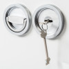 Close-up view of the de raat drs prisma security safe key lock showing the lock and key at an angle