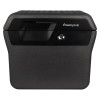 front view of sentry safe fireproof waterproof box paper digital media with black body and key lock