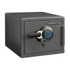 a front angled view of the sentrysafe fire and waterproof safe with override key