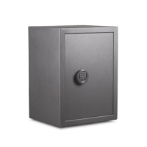 Grey metal Dervega65E Drs Vega 65E Closed safe with digital keypad lock on front door
