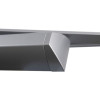 a close up of the rounded finish of the dorma ts90 overhead door closer
