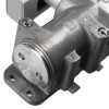Close-up internal detail of the Dmts91 Dorma Ts91 Overhead Door Closer Side Arm En3 showing metal components and screws