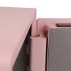 phoenix dream series pink showing a close-up of the inside red reset button and part of the casing