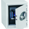 phoenix datacare 2001 electronic lock with front door ajar showing contents inside