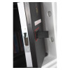 phoenix datacare 2001 fire data safe showing the internal door handle on the side of the safe door