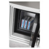 phoenix datacare 2001 fire data safe with internal door open showing three data cartridges inside