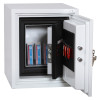 phoenix datacare 2001 key lock showing the door open with internal and external compartments visible