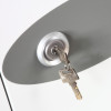 Close up of keys in a phoenix datacare ds2000 series key lock showing the key inserted in the lock cylinder