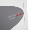 Close up of door showing the phoenix datacare ds2000 series key lock branding on a grey panel