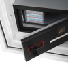 phoenix combi 2501 electronic lock with internal door open showing the locking mechanism and door edge
