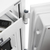 phoenix combi 2501 fingerprint lock showing open drawer hinges and part of the mechanism inside