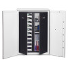 phoenix data commander 4623 electronic lock with external doors wide open and internal doors partially open revealing contents inside