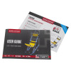 User guide booklet for evac chair 300h mk5 evacuation chair showing product information and training details