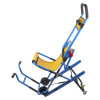 evac chair 600h mk5 evacuation chair shown from the side with frame extended and yellow seat visible